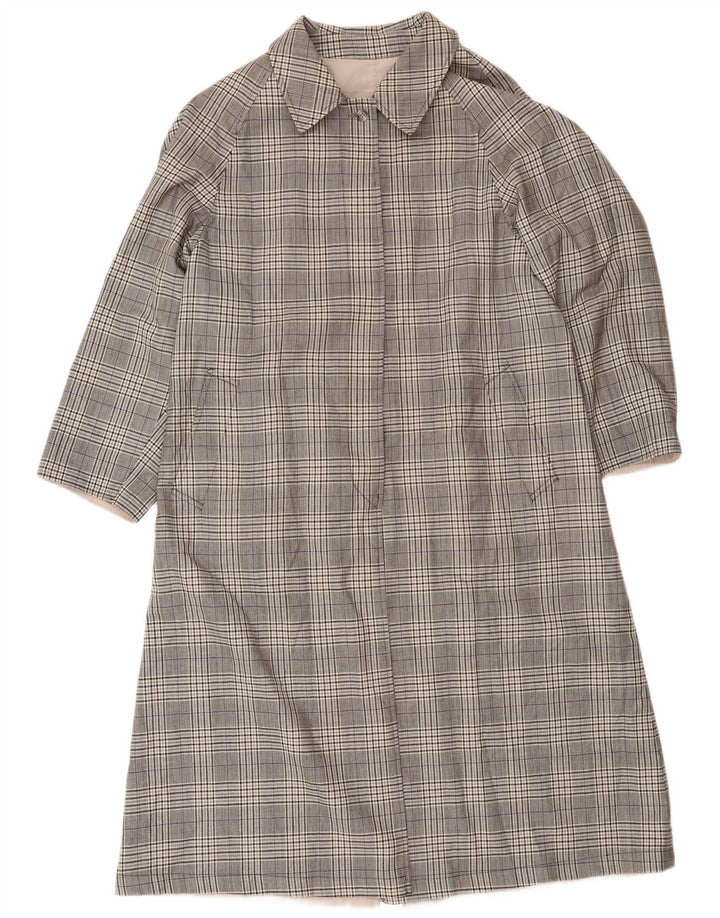 Vintage γυναικείο αναστρέψιμο πανωφόρι UK 12 Medium Beige