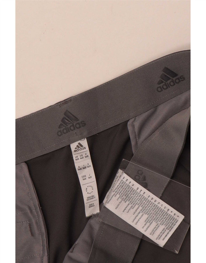 Ανδρικό ίσιο παντελόνι Chino Adidas W36 L32 Γκρι Πολυεστέρας