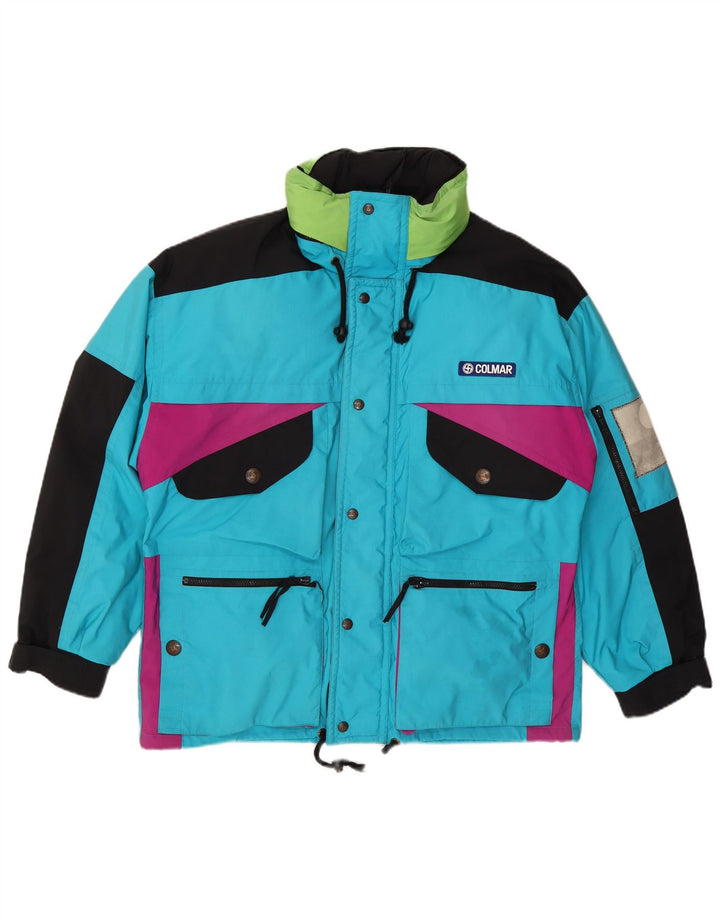 Ανδρικό μπουφάν Colmar με κουκούλα Loose Fit Ski IT 50 Medium Blue Colourblock