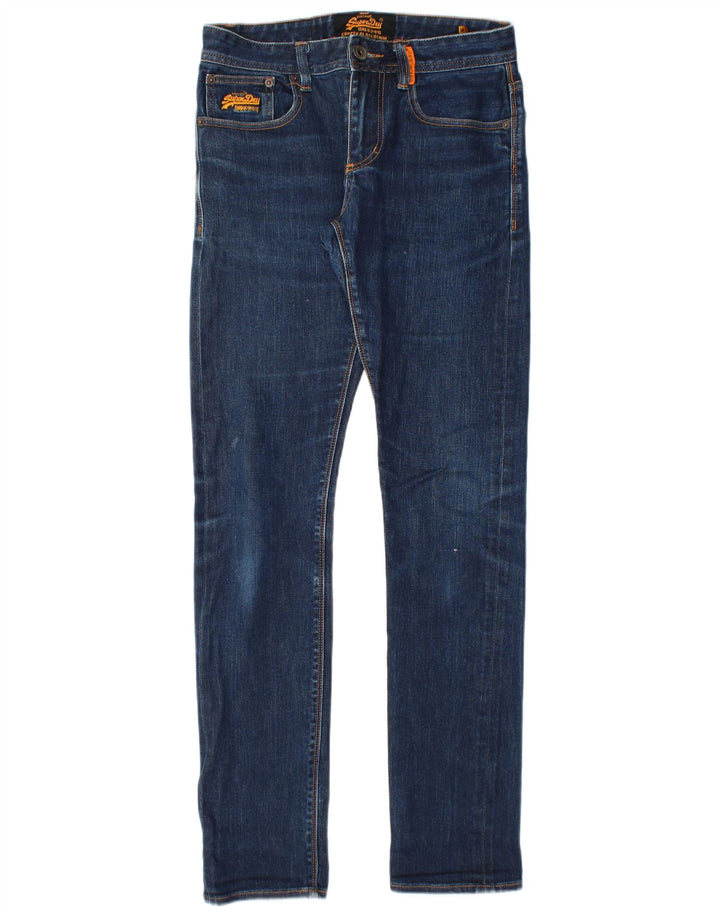 Ανδρικό Slim Jeans Superdry W28 L32 Blue Cotton