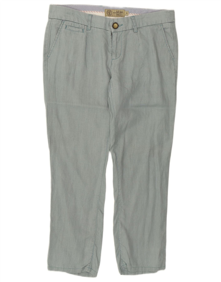 FAT FACE Γυναικείο ίσιο casual παντελόνι UK 10 Small W32 L25 Green Lenn