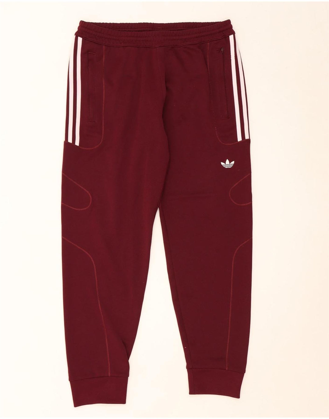 Ανδρική φόρμα Adidas Παντελόνι Joggers Μεσαίο Βουργουνδί Πολυεστέρας