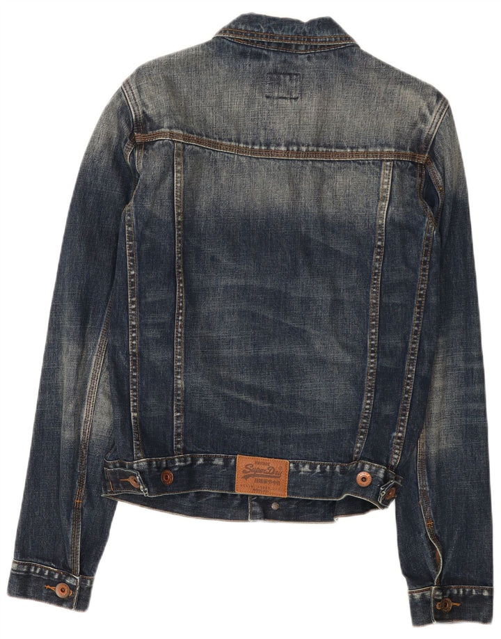 Ανδρικό τζιν μπουφάν Superdry UK 38 Medium Navy Blue Cotton