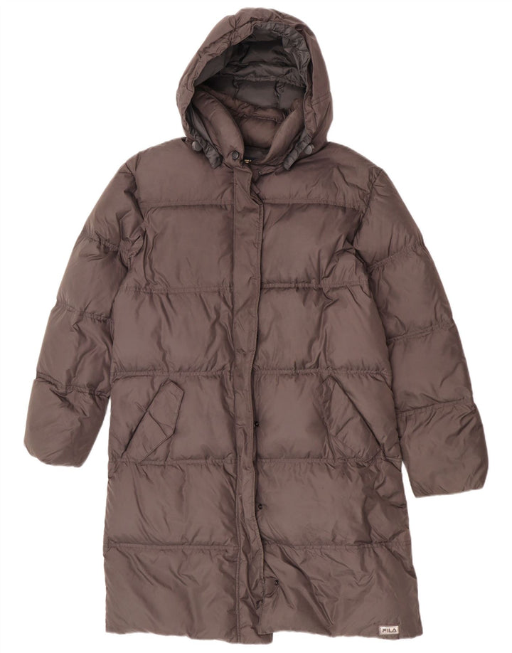 Fila Γυναικείο παλτό με κουκούλα IT 44 Medium Grey Nylon