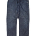 Levi's Mens 501 Straight Jeans W38 L30 Navy Blue Cotton