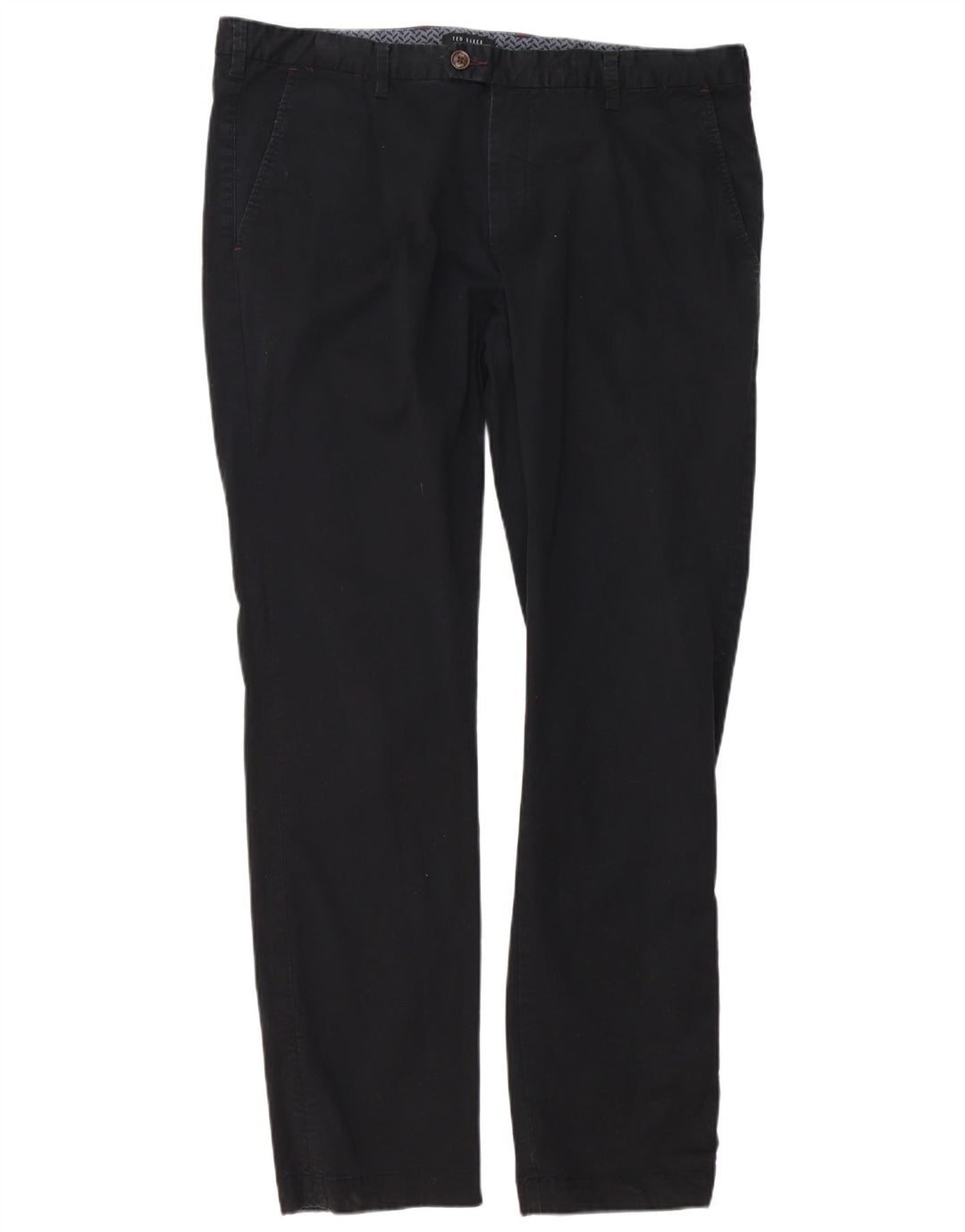 Ted Baker Ανδρικό Slim Suit Παντελόνι W38 L34 Μαύρο βαμβακερό