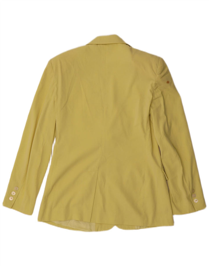 Benetton Γυναικείο Μπουφάν Blazer με 2 Κουμπιά IT 44 Μεσαίο Πράσινο Πολυεστέρας