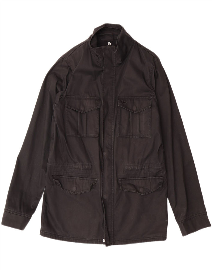 NIKE Mens Utility Jacket UK 36 Small Black Cotton