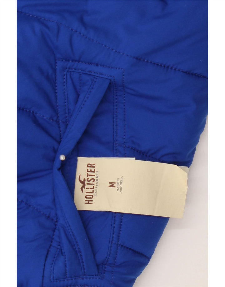 Hollister Ανδρική αναστρέψιμη επένδυση Gilet UK 38 Medium Navy Blue Polyester