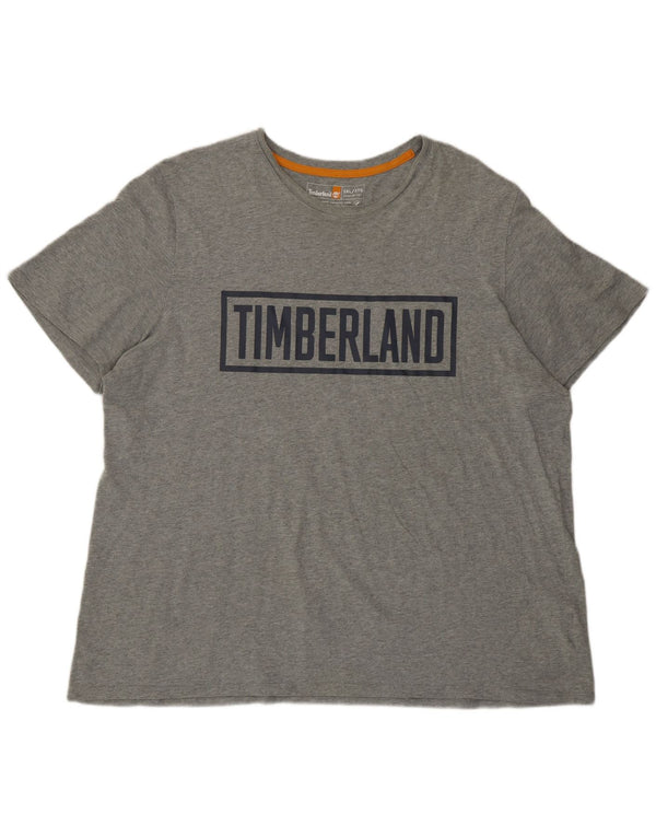 Ανδρικό μπλουζάκι Timberland Regular Fit Top 3XL γκρι βαμβακερό