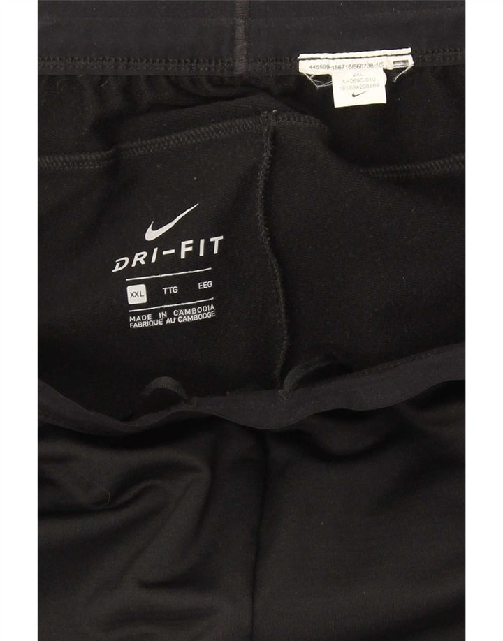 Ανδρικό παντελόνι αθλητικής φόρμας Nike Dri Fit 2XL Μαύρο