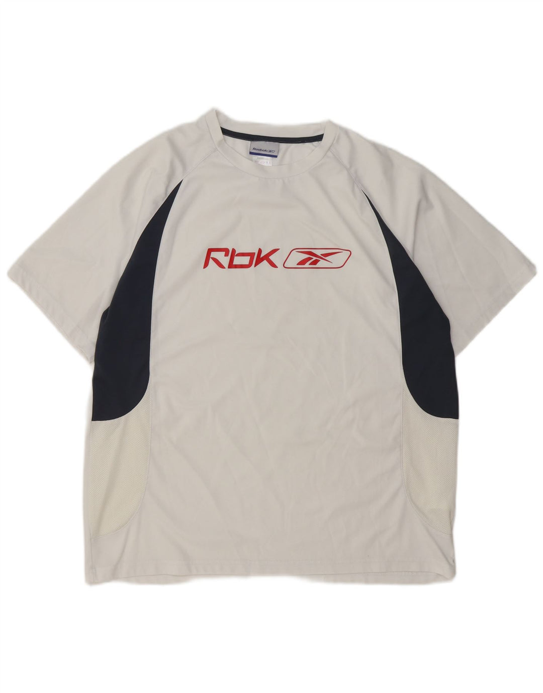 Ανδρικό γραφικό T-Shirt REEBOK Top XL White Colourblock