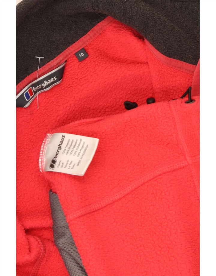 Berghaus Γυναικείο Fleece Jacket UK 14 μεγάλο κόκκινο πολυεστέρα