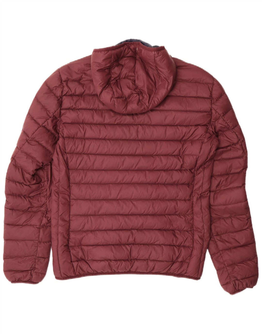 Schott Ανδρικό μπουφάν με κουκούλα UK 40 Large Burgundy Nylon