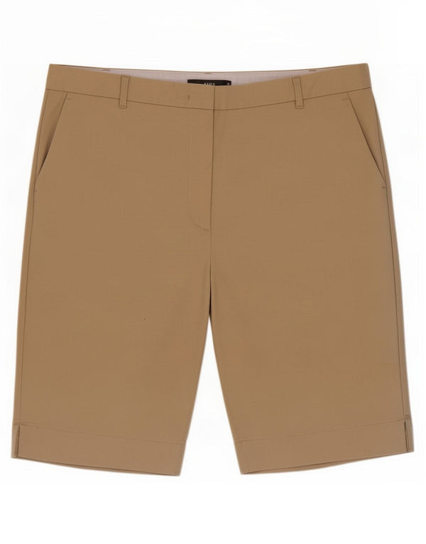 Marks & Spencer Γυναικείο σορτς Chino UK 16 μεγάλο W34 μπεζ βαμβακερό