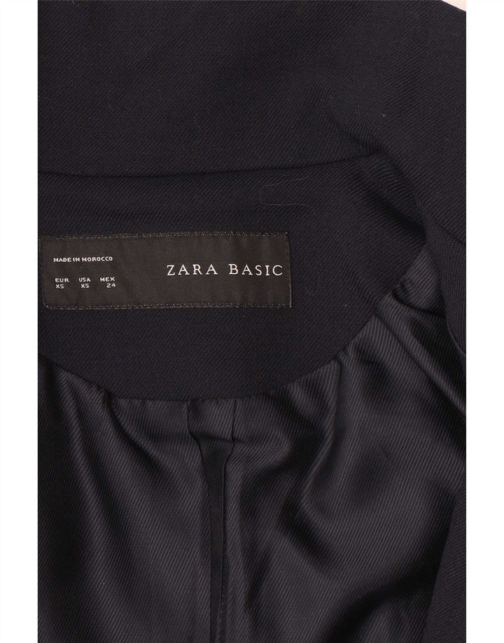 Zara Γυναικείο Πανωφόρι UK 6 XS Navy Blue