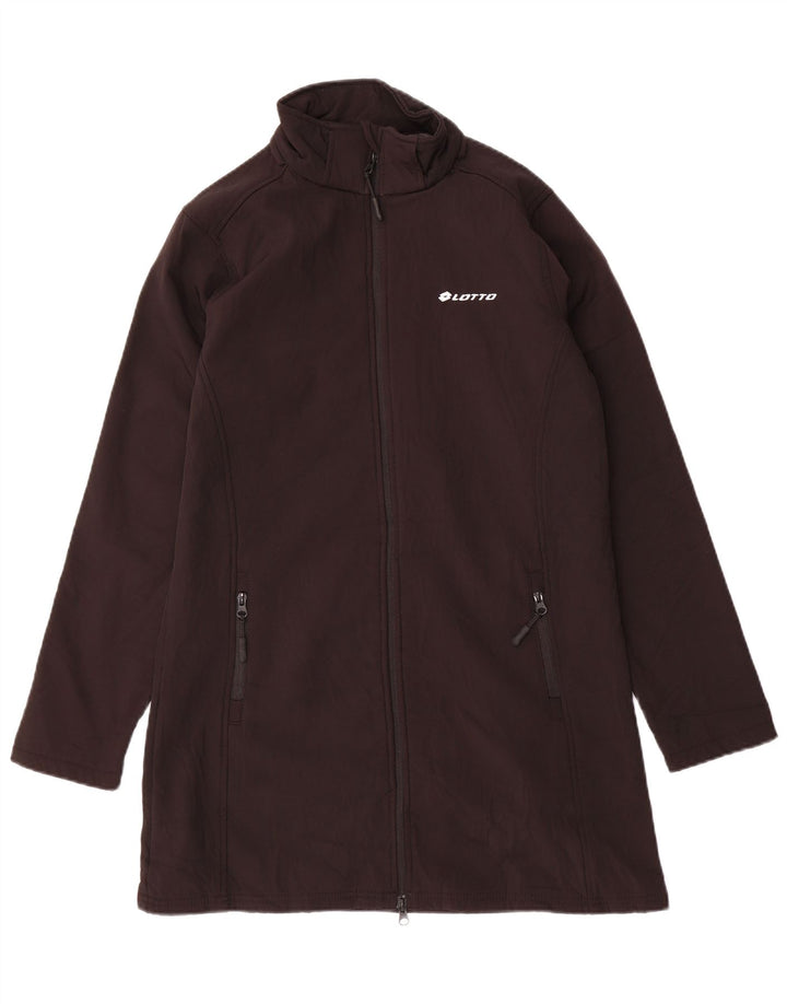 LOTTO Womens Windbreaker Coat UK 14 Medium Black Polyester