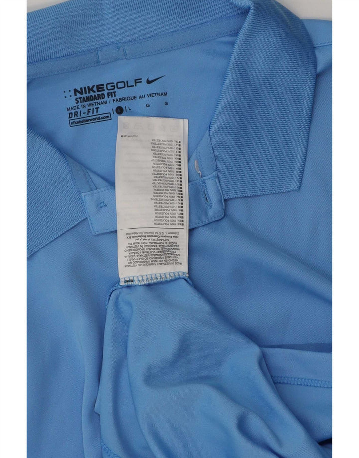 Ανδρικό μπλουζάκι Nike Dri Fit Standard Polo Large Blue Polyester
