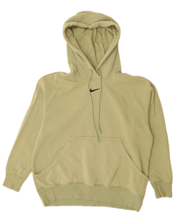Nike Γυναικείο Hoodie Jumper UK 6 XS Πράσινο βαμβακερό