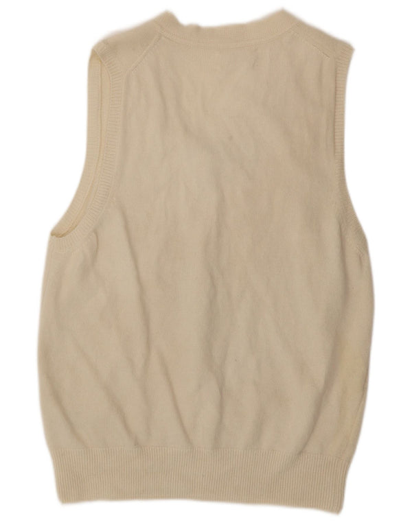 Zara Γυναικείο Γιλέκο Tank Top UK 18 XL Off White Wool