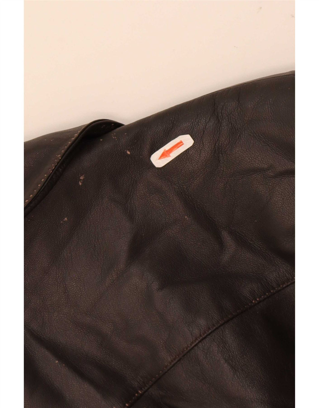 Vintage Γυναικείο Δερμάτινο Μπουφάν UK 10 Small Brown