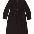 Zara Γυναικείο Πανωφόρι UK 14 Medium Black Wool