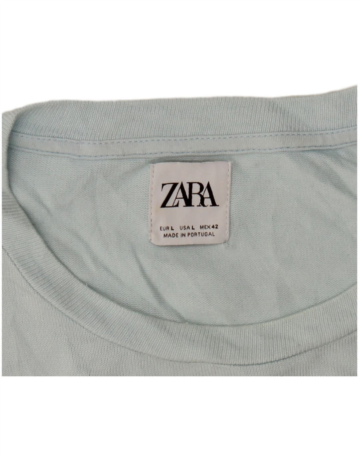 Ανδρικό T-Shirt Zara Top Large Blue