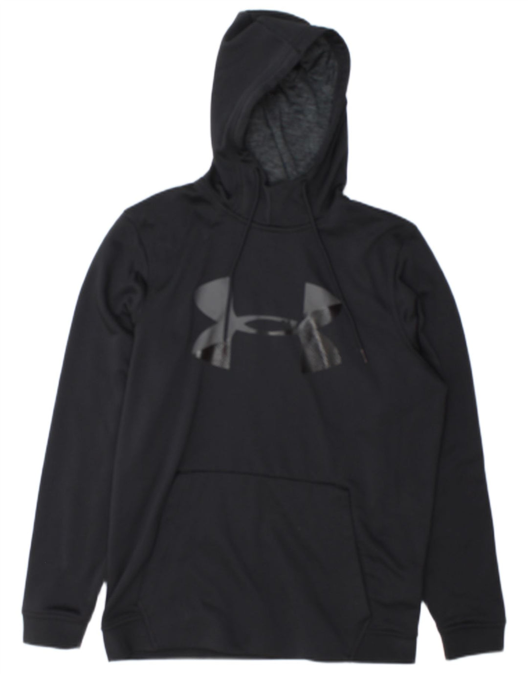 Under Armour Mens Cold Gear Graphic Hoodie Jumper Μεσαίο μαύρο πολυεστέρα