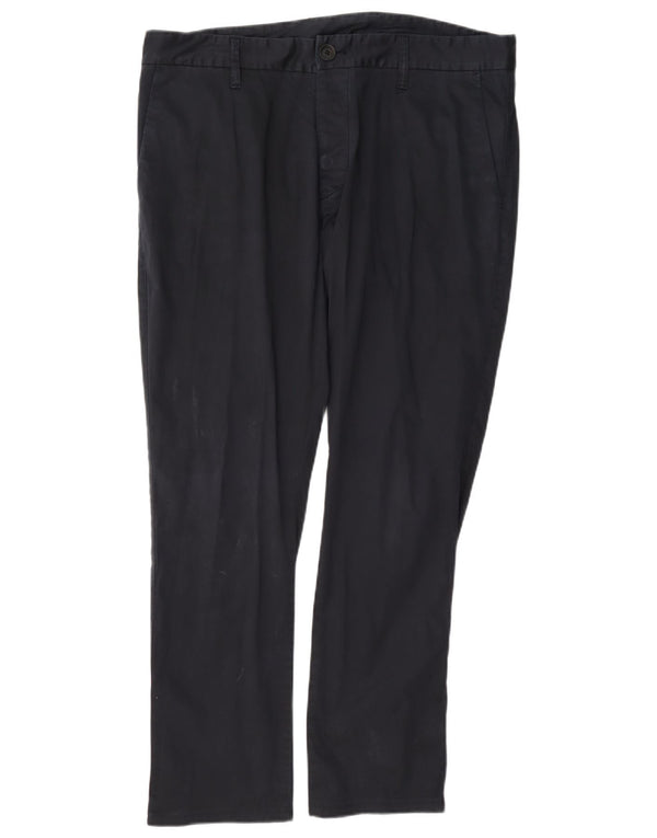 Armani Ανδρικό ίσιο παντελόνι Chino EU 52 XL W38 L29 Navy Blue Cotton