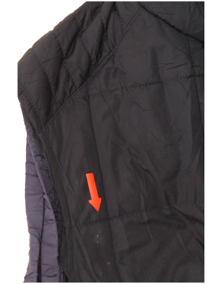 Massimo Dutti ανδρική επένδυση Gilet UK 44 2XL Navy Blue Polyester