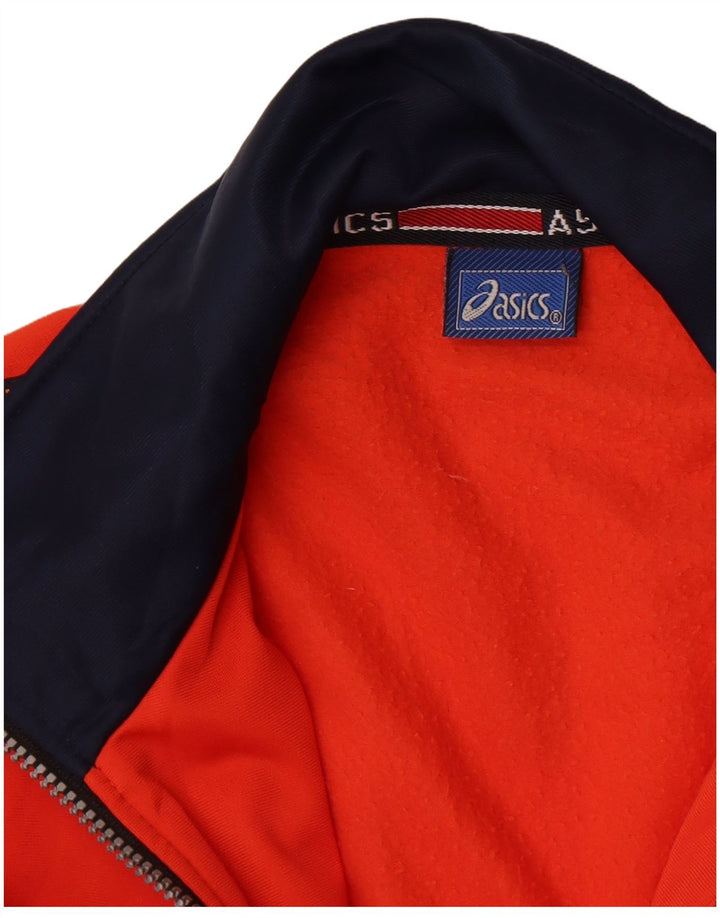 Asics Boys Graphic αθλητική φόρμα Top μπουφάν 15-16 ετών πορτοκαλί πολυεστέρας
