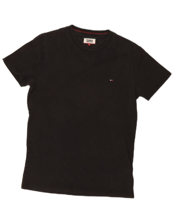 Ανδρικό T-Shirt Tommy Hilfiger Top Μεσαίο μαύρο βαμβακερό