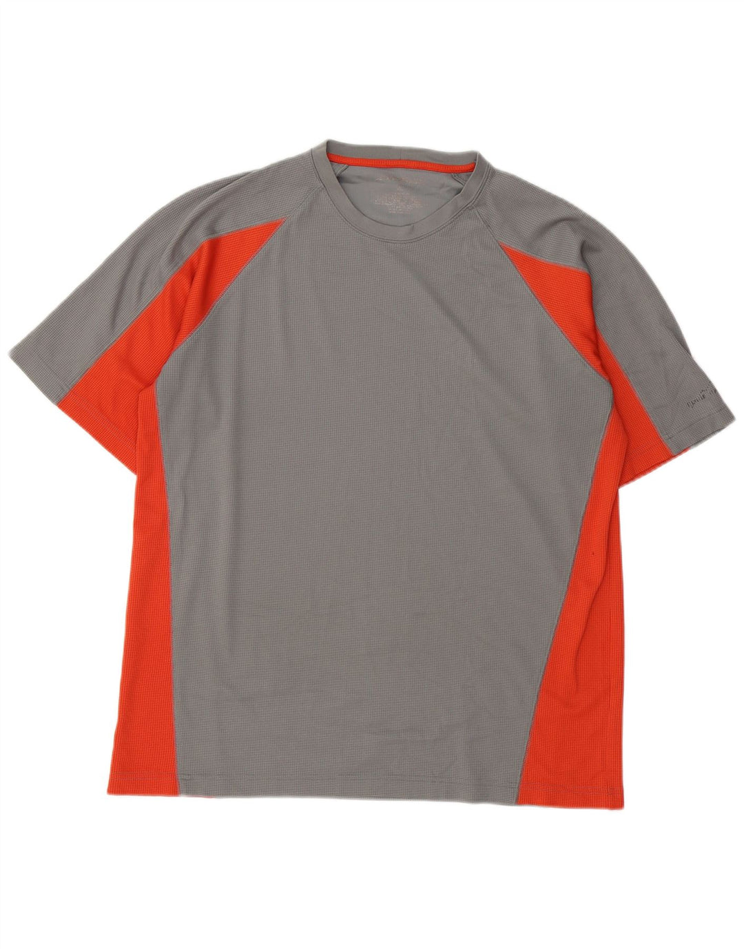 EDDIE BAUER Ανδρικό T-Shirt Top Large Grey Colourblock Polyester