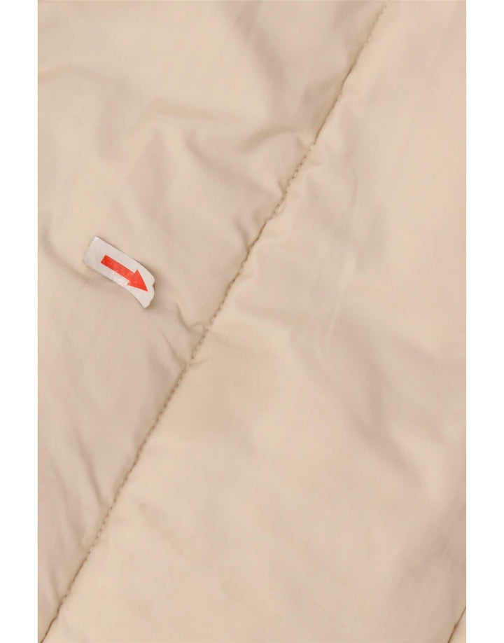 KHUJO Γυναικείο παλτό με κουκούλα UK 10 Small Off White Polyester