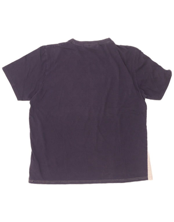 Ανδρικό γραφικό T-Shirt Fila Top XL Πολύχρωμο Colourblock Βαμβακερό