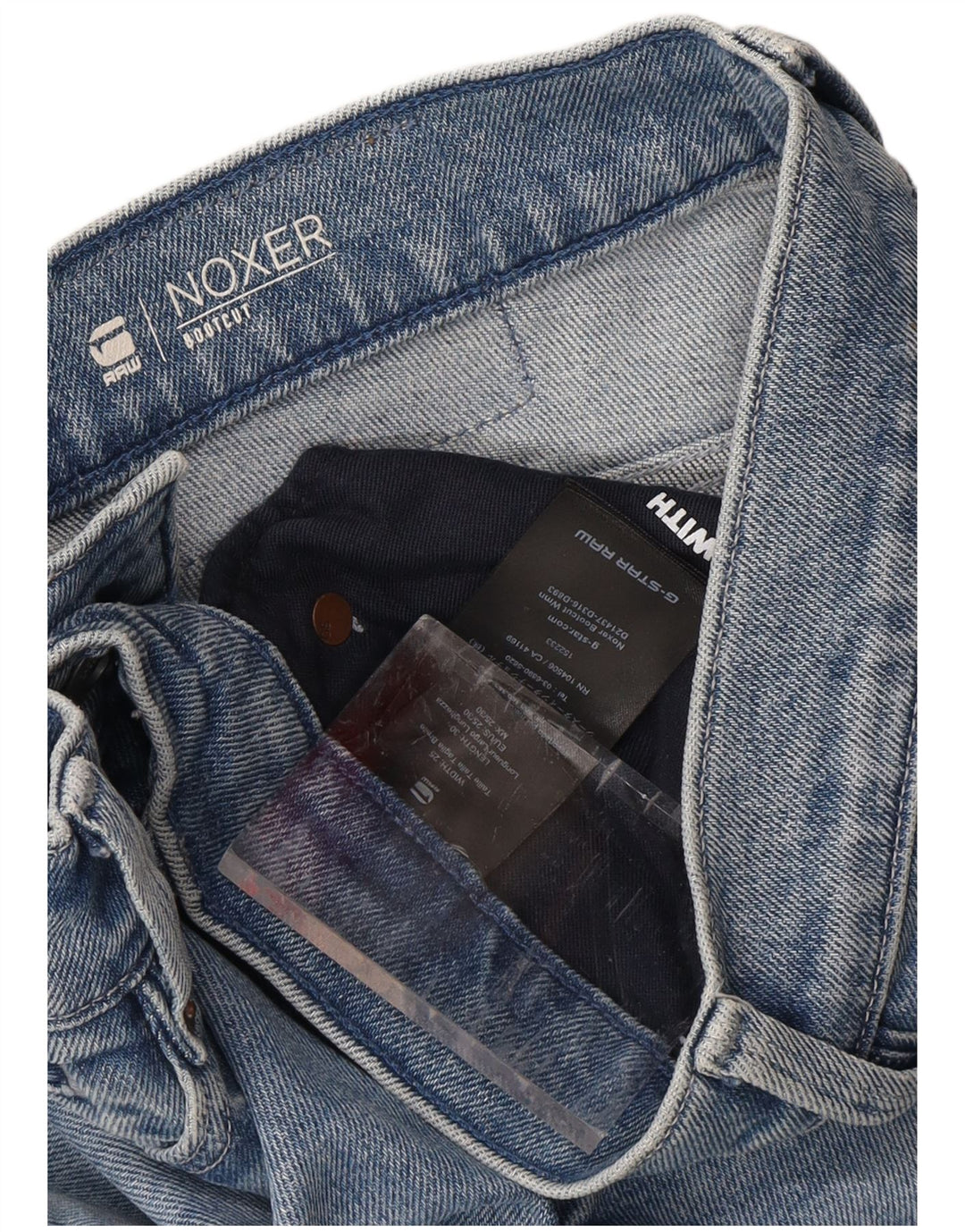 G-STAR Womens Noxer Bootcut Jeans W25 L30 Blue Cotton
