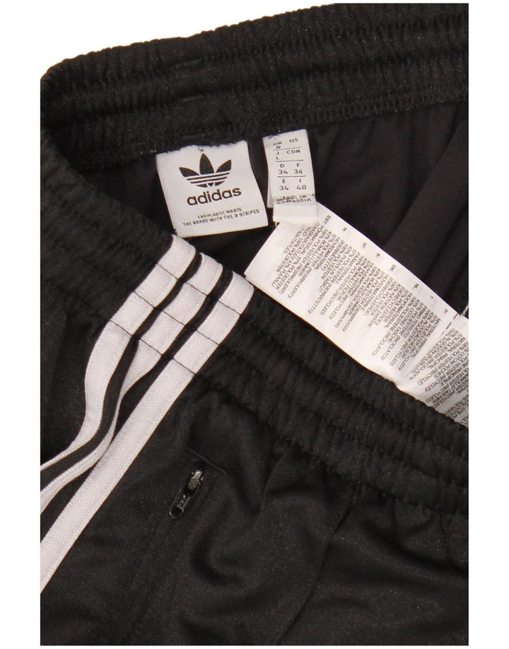 Γυναικεία αθλητική φόρμα ADIDAS Παντελόνι UK 8 Small Black Polyester