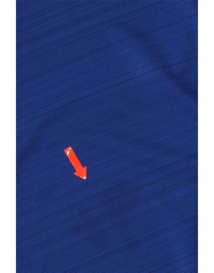 Ανδρικό μπλουζάκι Nike με μπλουζάκι Dri Fit Small Blue Pinstripe Polyester