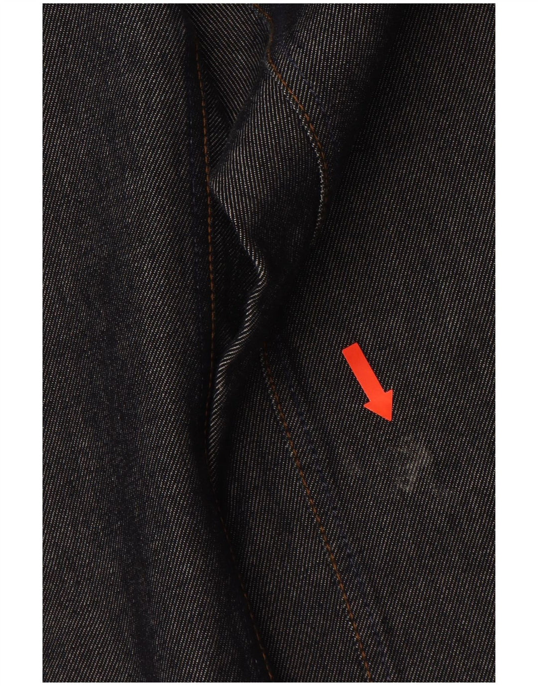 WAMPUM Ανδρικό τζιν ίσιο IT 48 Medium W33 L35 Navy Blue Cotton