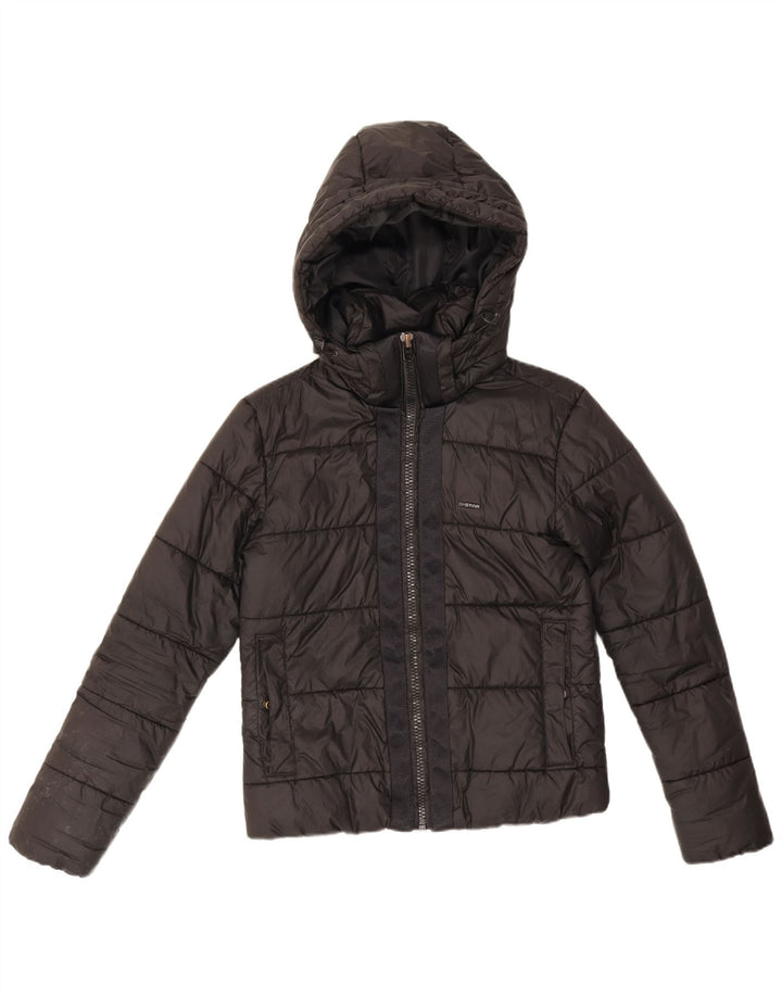 G-Star Γυναικείο Crop Oversized Jacket UK 6 XS Μαύρο Πολυεστέρας