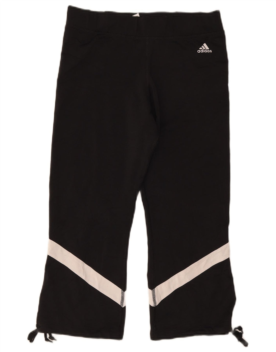 Adidas Γυναικεία κολάν Capri UK 14 Large Black Colourblock Polyester