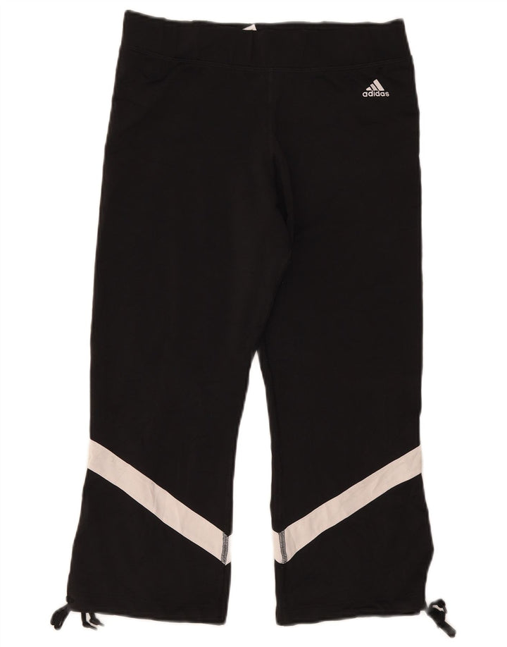 Adidas Γυναικεία κολάν Capri UK 14 Large Black Colourblock Polyester
