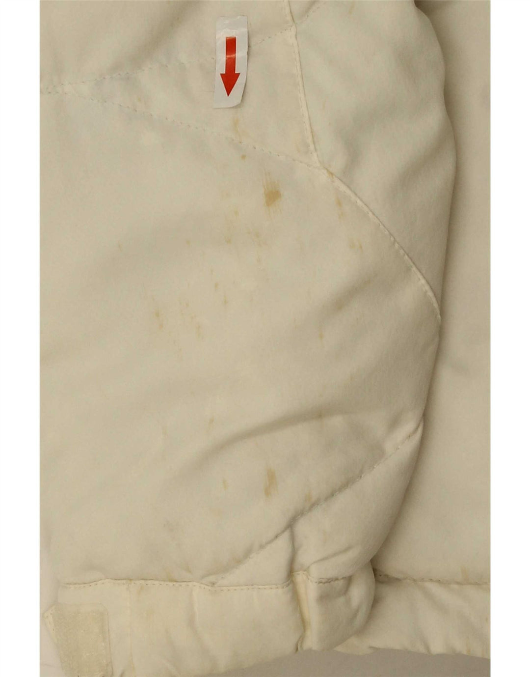 The North Face γυναικείο μπουφάν με κουκούλα UK 14 Medium White Nylon