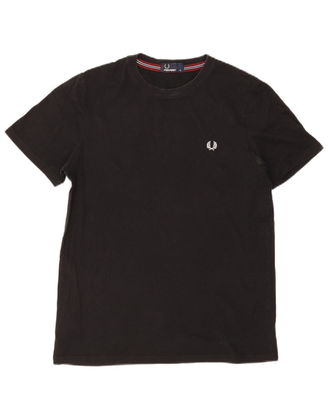 Fred Perry Ανδρικό T-Shirt Top Μεσαίο μαύρο βαμβακερό