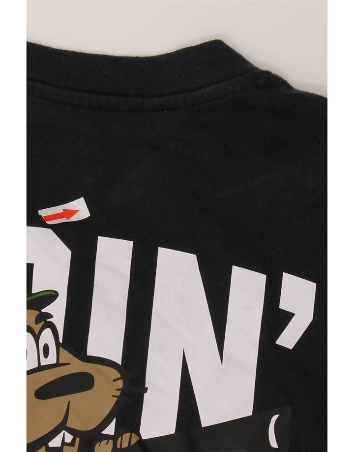 Ανδρικό γραφικό μπλουζάκι Under Armour Top Μεσαίο μαύρο βαμβακερό
