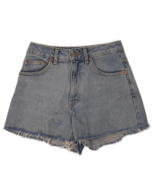 Topshop Γυναικείο Mom τζιν σορτς UK 8 Small W25 Blue