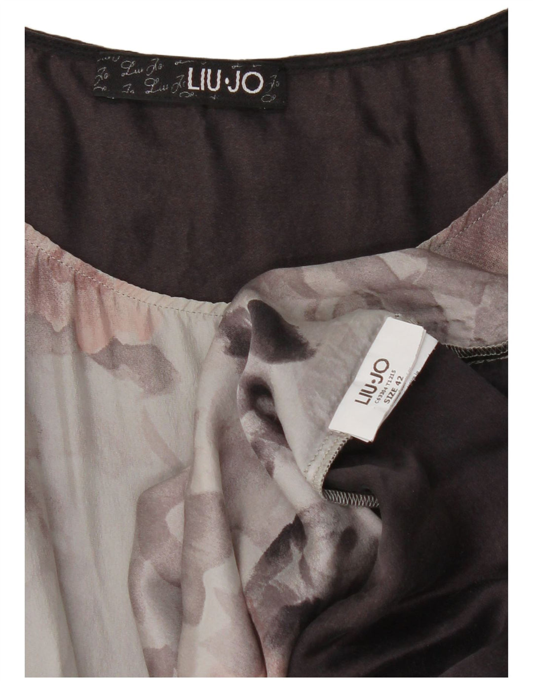 Liu Jo Γυναικείο Αμάνικο Φόρεμα Shift IT 42 Medium Grey Floral