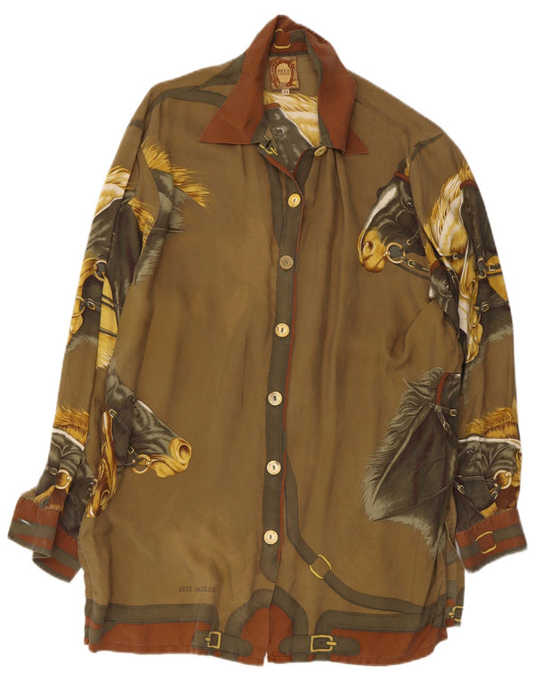 Γυναικείο πουκάμισο ιππασίας Ritz Saddler Φόρεμα IT 44 Medium Khaki Animal Print