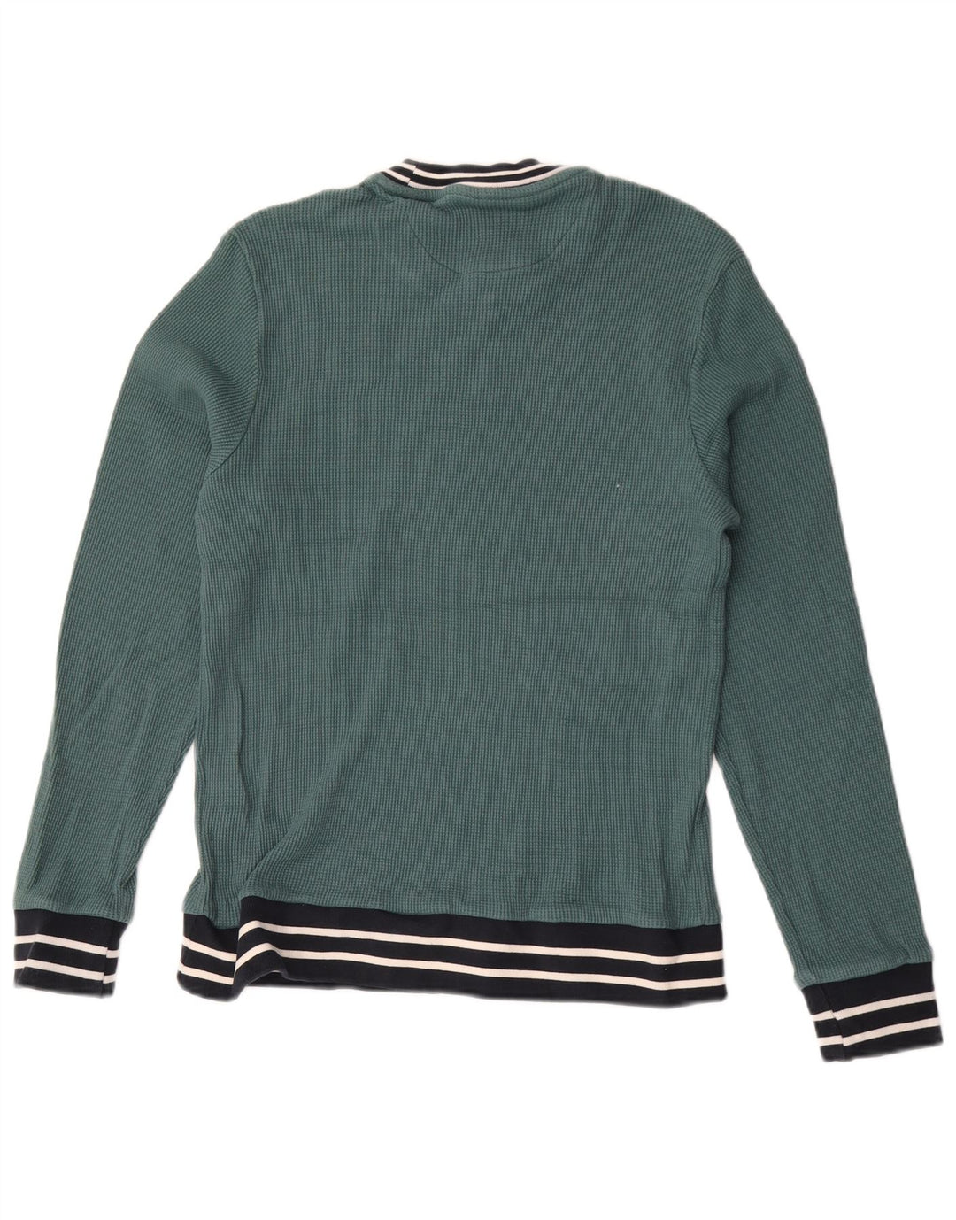 Farah Ανδρικό φούτερ Jumper Μεσαίο πράσινο ριγέ βαμβακερό