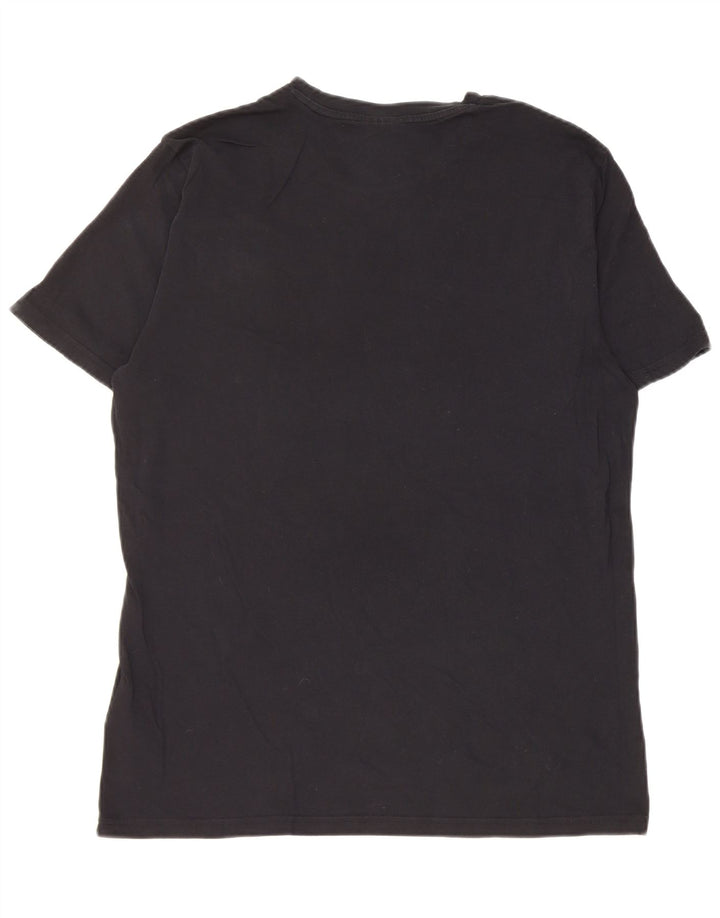 Ανδρικό T-Shirt Diadora Top μεγάλο μαύρο βαμβακερό